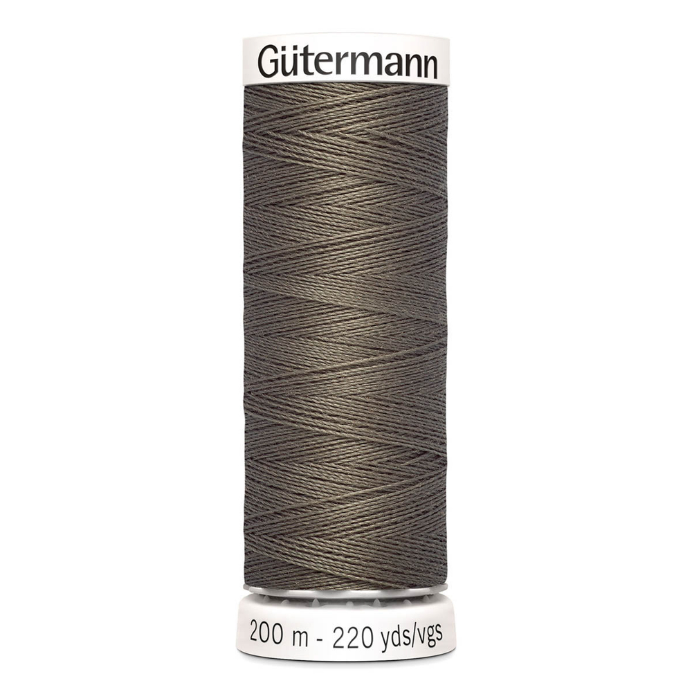 01 Нить Sew-All 100/200 м для всех материалов, 100% полиэстер Gutermann 748277 (727 дымчато серо-зеленый)