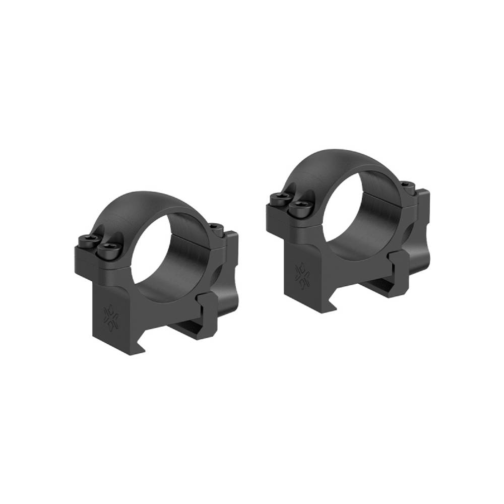 Кольца быстросъемные Vector Optics, стальные, D25,4мм, Weaver, низкие,H19мм, (XASR-SQ01)  рычажные