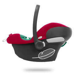 Коляска 3 в 1 Cybex Priam IV Chrome Brown complete и автокресло Aton B2 i-Size Dynamic Red Leaf Green