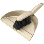 Комплект щетка-сметка «Malta» с совком 24см бежевый флэк