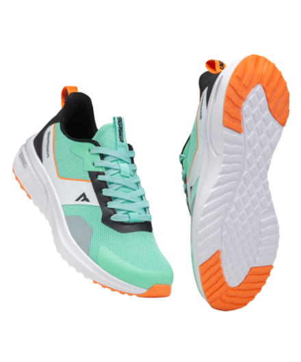 БЕЗ УПАКОВКИ Кроссовки Sprint, мятный/черный/оранжевый, женский, р. 40