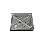 Поддон квадрат  0,9*0,9*0,06 "Universal N"акрил d 90 (каркас+экран) выс.16 см BLACK