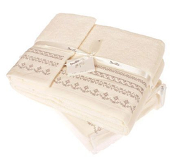 Полотенце 30x50 Devilla Орнамент экрю