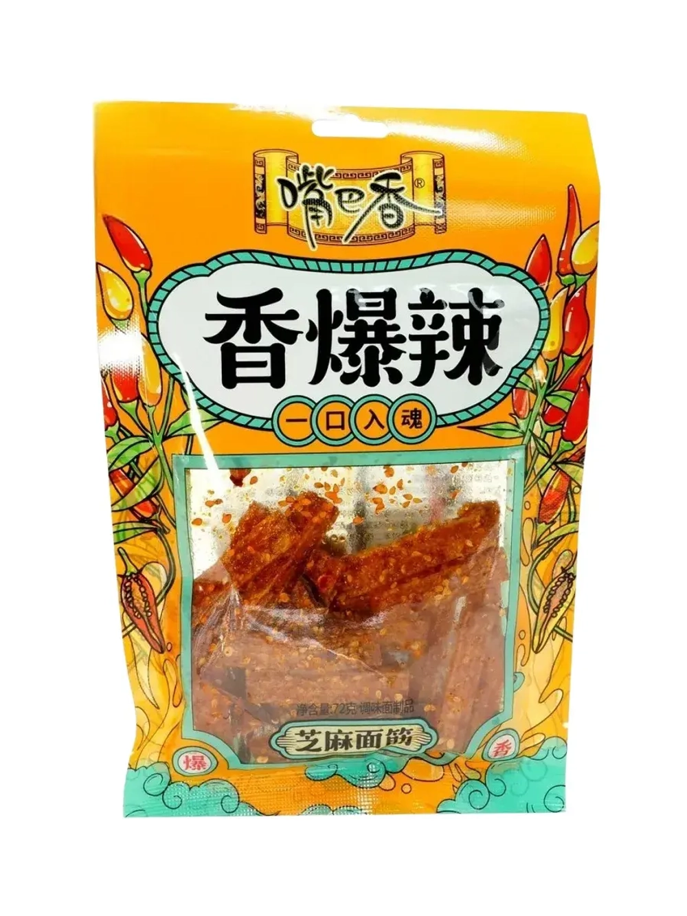 Латяо острые азиатские палочки с кунжутом 72 г * 10 шт