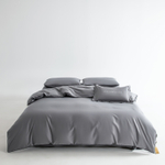 КПБ Однотонный Сатин Элитный на резинке OCER014, Евро, 4 наволочки, простынь 180*200*30