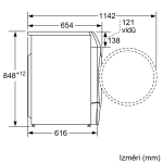 Стирально-сушильная машина Bosch WNC254A0SN