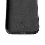 Кожаный чехол MagSafe Mujjo Full Leather Case для iPhone 17 Чехол из натуральной телячьей велюровой цельнозерновой кожи с мелкозернистой фактурой и вырезом для Контроллера камеры