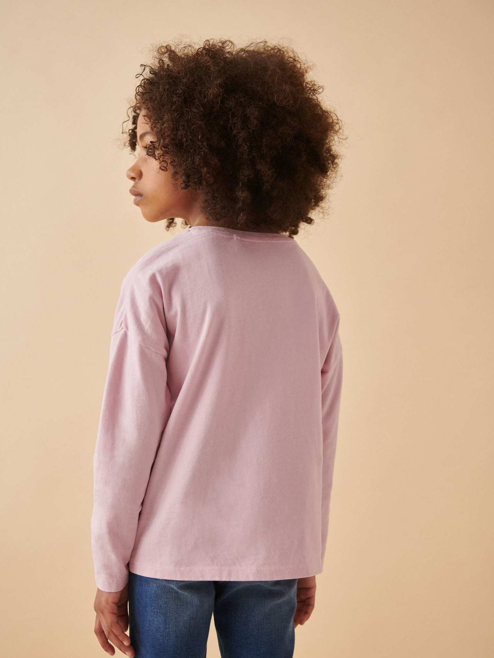 Лонгслив для девочки Next K88-487, Розовый