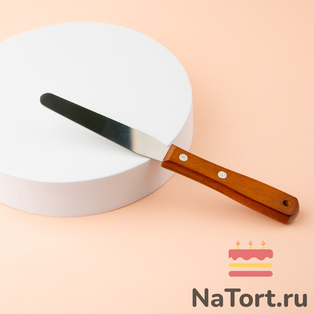 Лопатка кондитерская прямая 19 см
