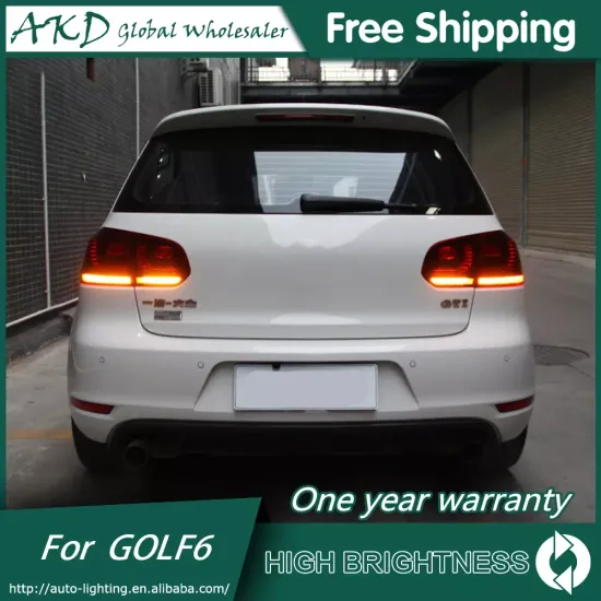 Задние фонари Гольф 6 2008 - 2012 GTI ТЕМНЫЕ V4 type