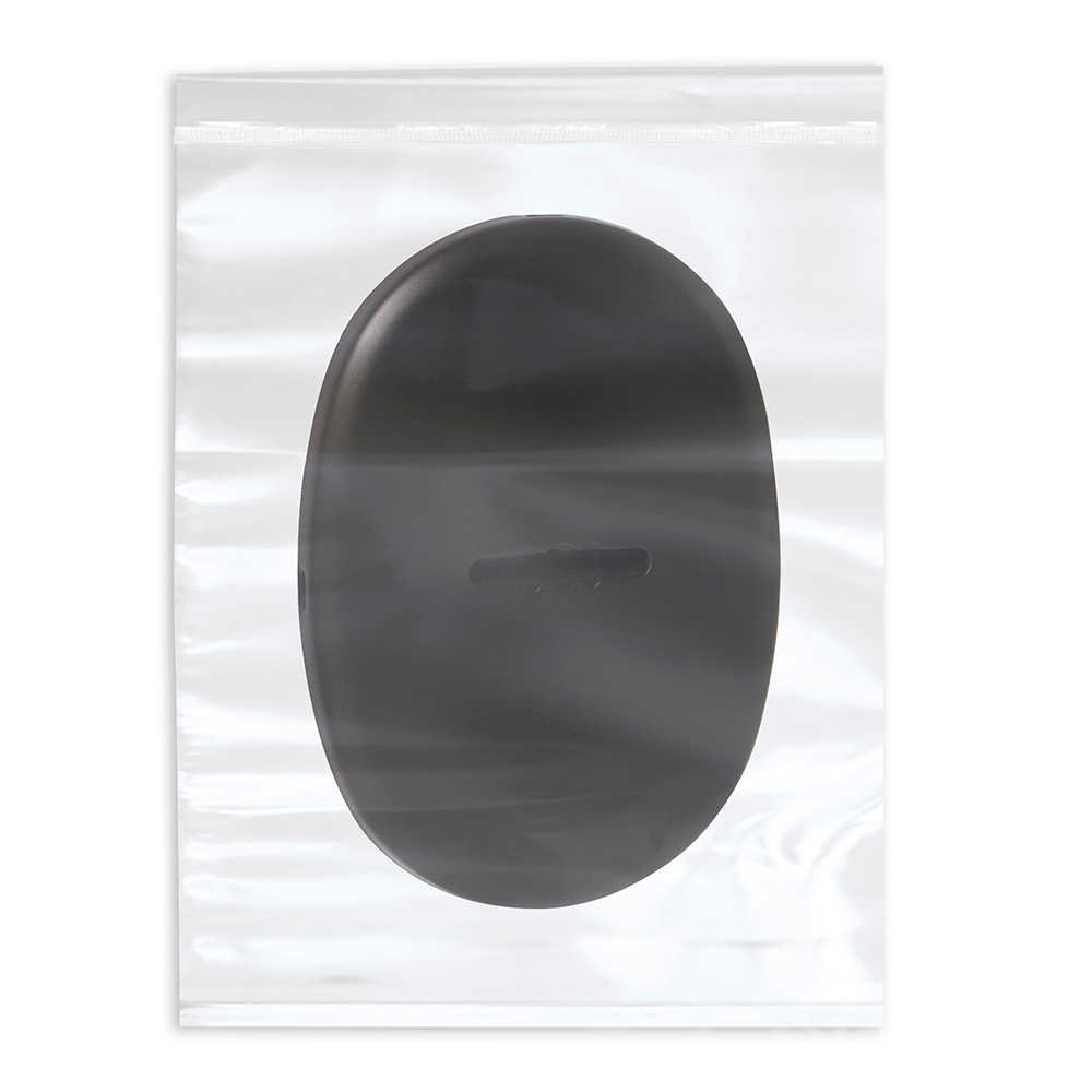 Накладка на сувальдный замок ESC.S-auto.ECO/OV.477 (ESC 477 eco) с авт. шторками BL черный