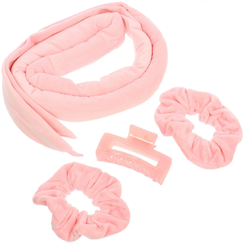 Бигуди лента для укладки волос безупречные локоны «Curling», цвет розовый , 3,5/151см