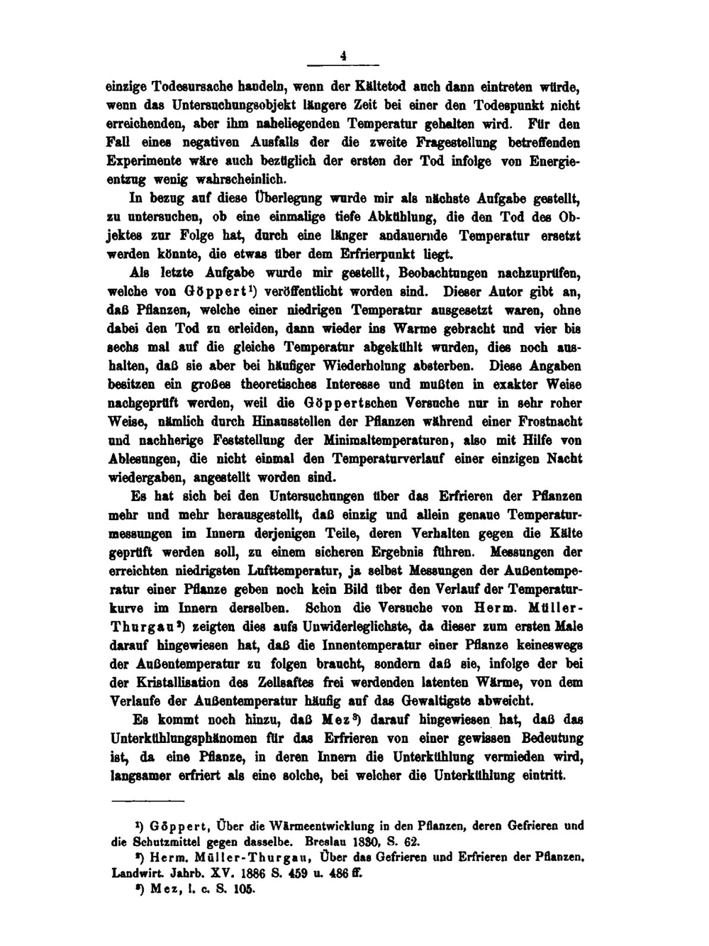 Noue Untersuchungen Über Den Kältetod Der Kartoffel | A. Apelt