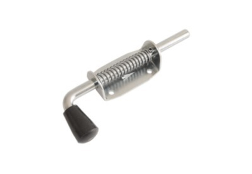 Засов пружинный Домарт (90)  190мм мод.2 без покр. d-13мм / 9820