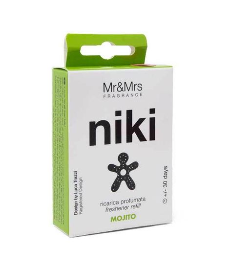 Сменный блок ароматизатора для автомобиля NIKI Мохито, Mr&Mrs Fragrance