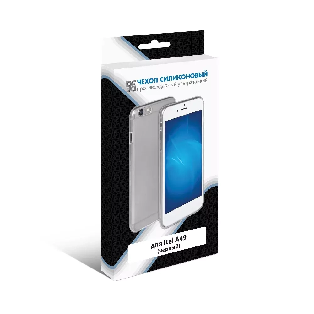 Силиконовый чехол для Itel A49 DF black