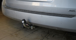 Фаркоп оцинкованный Galia H077A для Hyundai Starex 2008-, Hyundai H1 2008-(паспорт и сертификат в комплекте)(без электрики)