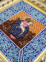 Принт-И23 Ткань с нанесенной авторской схемой Святой Спиридон