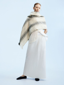 ARKET БАЛЕТКИ ИЗ СЕТЧАТОЙ ТКАНИ, ЧЕРНЫЙ