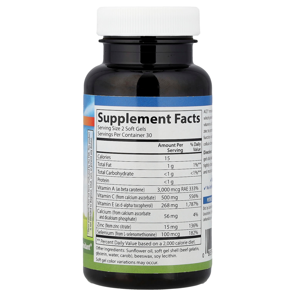 Carlson, Aces + Zn®, 60 капсул