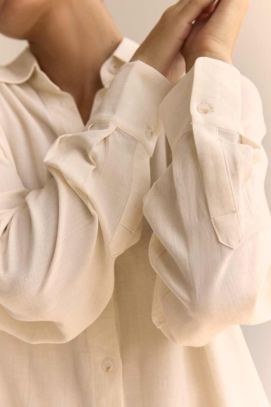 Платье-рубашка MYKONOS Айвори