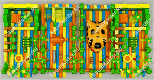 Коммерческий надувной батут "Остров фантазий"