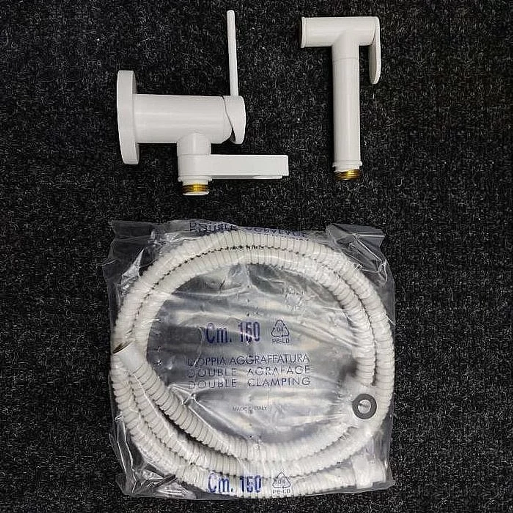Гигиенический душ Gattoni Programma doccia RT010BO белый матовый