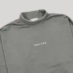 Водолазка One Two High Neck Logo Pewter серый