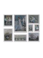 Картины на стену интерьерные на холсте 8 шт