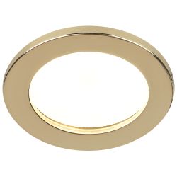 Встраиваемый светильник влагозащищенный ЭРА KL95 GD GX53 IP44 золото | Влагозащищенные встраиваемые светильники