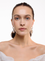 Серьги "Spider Pearl" Silver