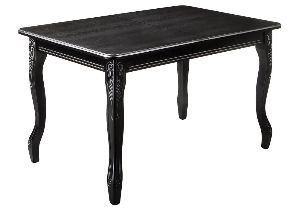 Стол Каллисто 130(180)х84х78 патина серебро