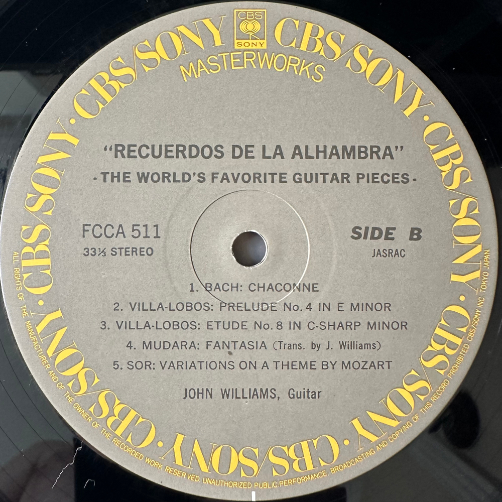 John Williams - The World's Favorite Guitar Pieces (Япония) Т