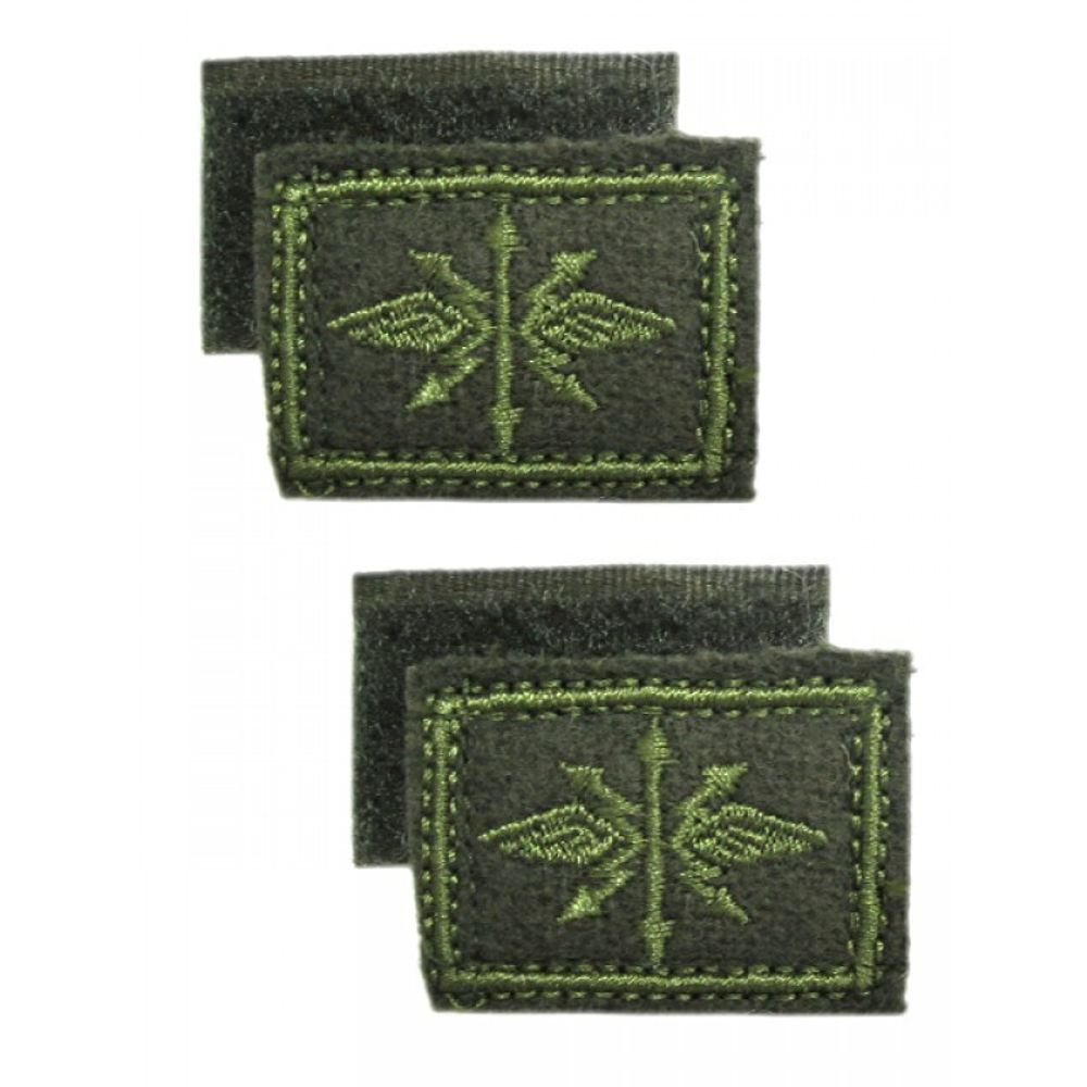 Эмблема петличная войск связи вкбо