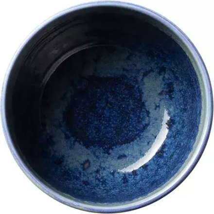 Салатник «Аврора Везувиус Ляпис» фарфор D=12см синий,голуб