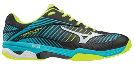 Мужские кроссовки теннисные Mizuno Wave Exceed Tour 3 AC - blue atoll/white/black