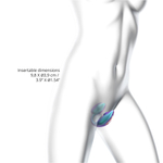 Бирюзовый вибратор для пар Wonderlover (Цвет: бирюзовый)