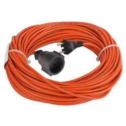 Удлинитель силовой ЭРА UPx-1-2x0.75-30m в бухте без заземления 1 розетка 30м ПВС 2х0.75мм2 | Силовые удлинители