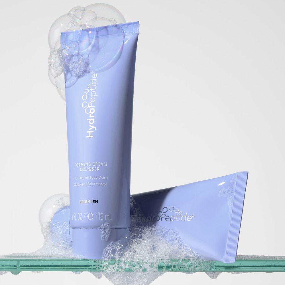 HYDROPEPTIDE FOAMING CREAM CLEANSER Очищающая крем-пенка с уплотняющим и выравнивающим тон кожи действием