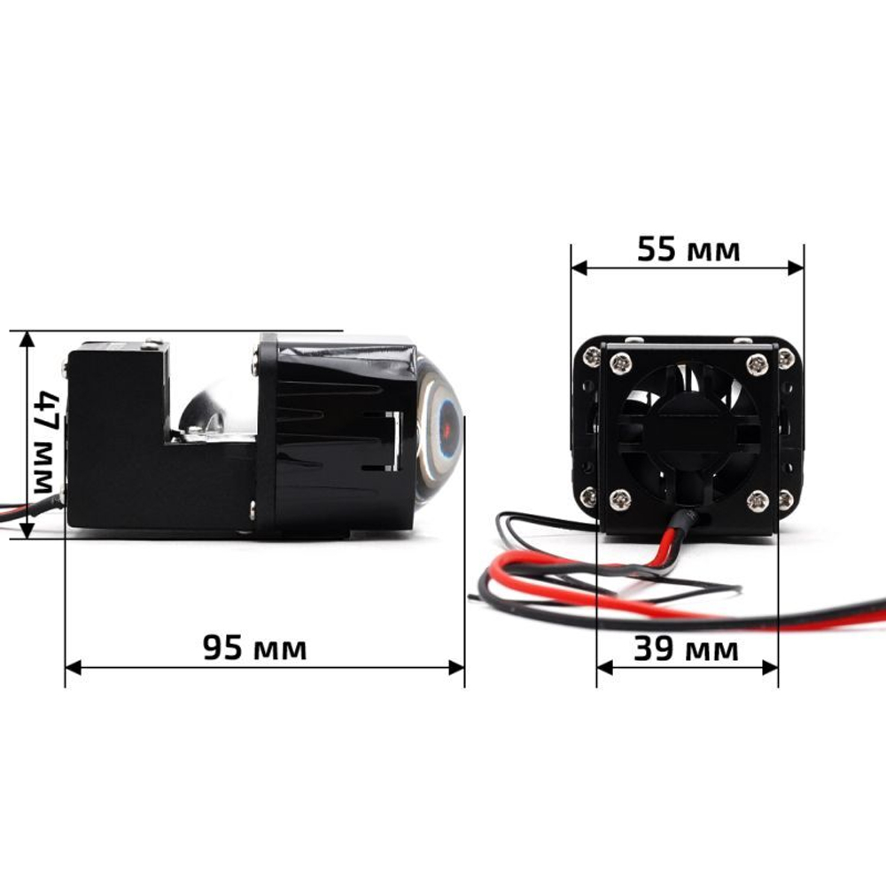 Criline Biled M3 ближний/дальний x4 18W 1.5"