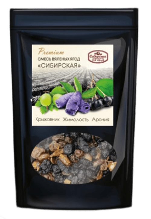 Смесь вяленых ягод "Сибирская" 100 г / Сибирская ягода
