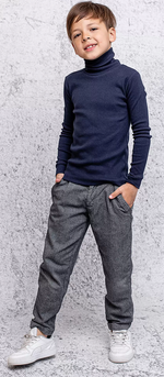 Водолазка для мальчиков 010_ШБ дл.рукав синий р.128 (Батик)