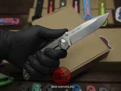 Нож Spartan Blades Harsey Titanium - рукоять серый титан + сухарь