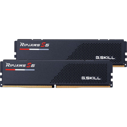 Модуль памяти DDR5 G.SKILL RIPJAWS S5 32GB (2x16GB) 6000MHz CL30 (30-40-40-96) 1.35V / F5-6000J3040F16GX2-RS5K / Black RTL