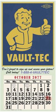 Постер Fallout "Vault-Tec Calendar"
