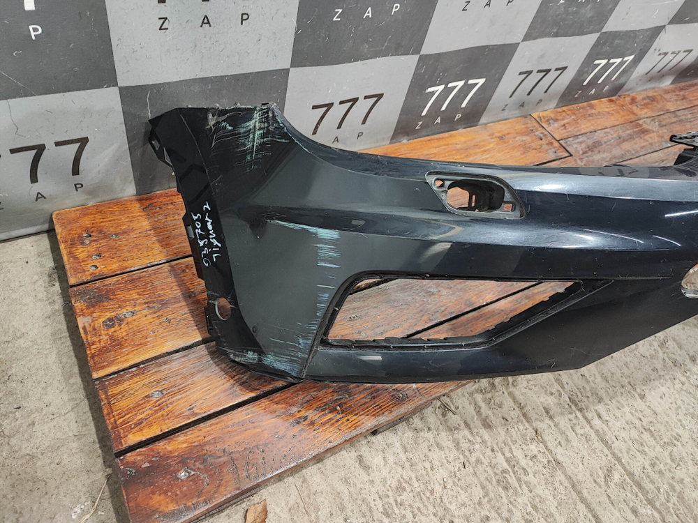 Бампер передний Volkswagen Tiguan 2 16-20 Б/У Оригинал 5NR807217GRU