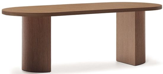 Стол Nealy с ореховым шпоном в натуральной отделке, 200 x 100 см Испания