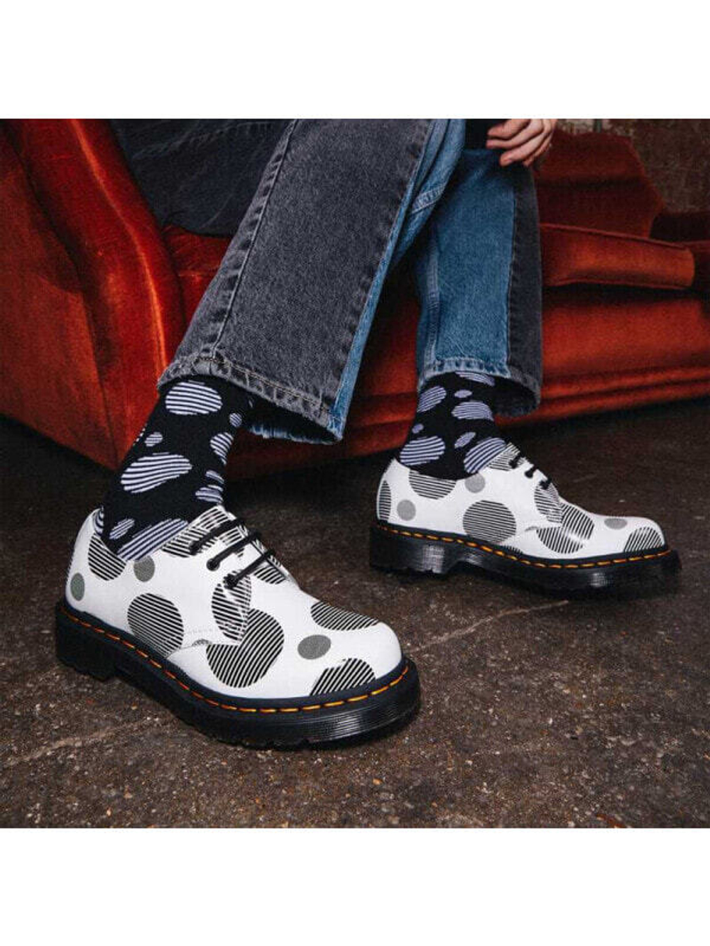 Dr. Martens 1461 Women's White обувь на каблуке