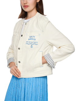 Джинсовая куртка из хлопка