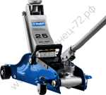 ЗУБР Т-65, 2.5 т, 90 - 360 мм, подкатной домкрат с низким подхватом и поворотной ручкой, Профессионал (43057-2.5)